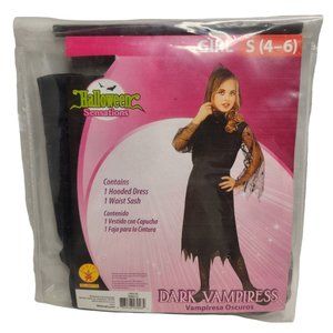 Girls Halloween Costume Dark Vampiress by Rubie's Size  Small